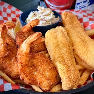 Catfish & Shrimp Platter