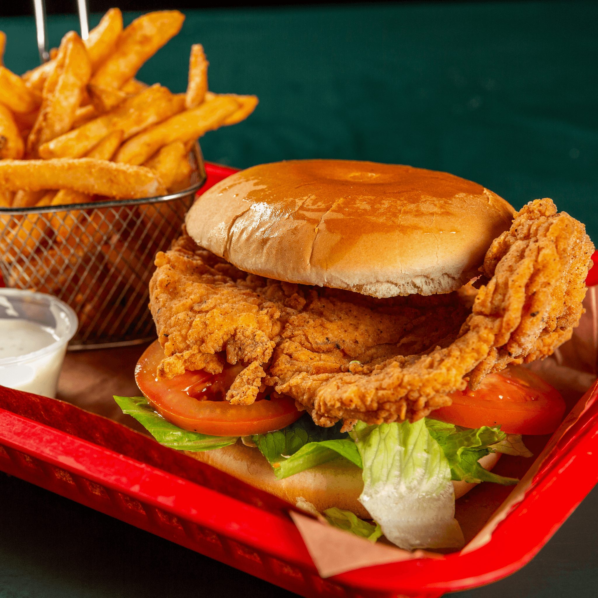 Fried Chicken Sandwich.
