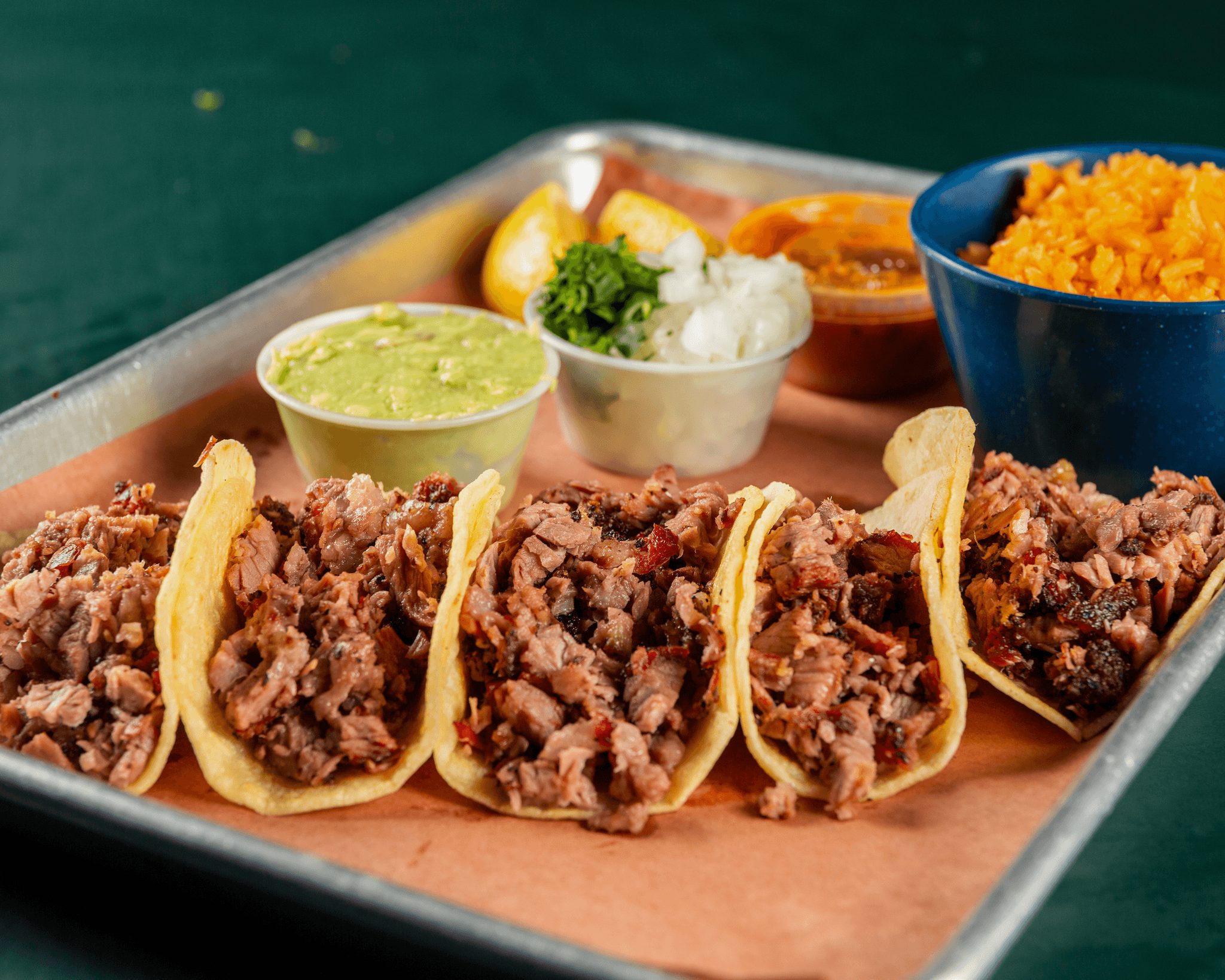 5 Ace’s Taquitos with 1 Side.