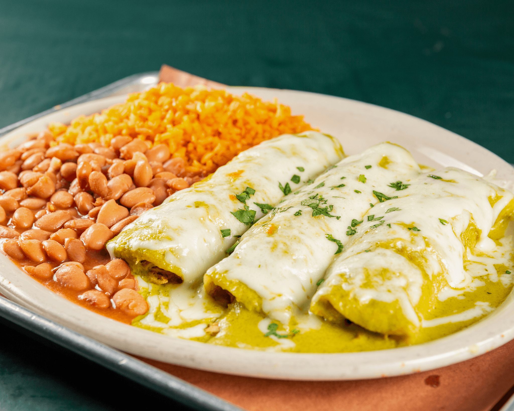 Enchiladas Suizas.
